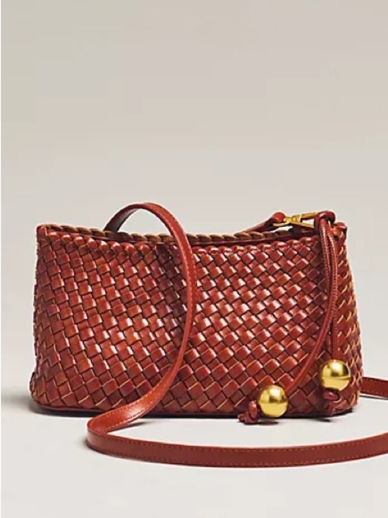 Anthropologie Handbags - NWT By Anthropologie Woven Mini
Sling Crossbody Bag